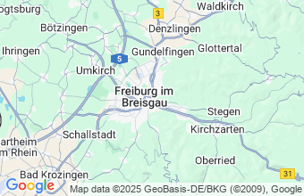 Map of Freiburg