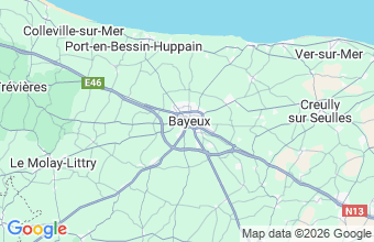 Map of Bayeux