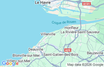 Map of Cricqueboeuf
