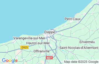 Map of Dieppe