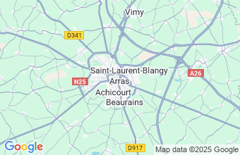Map of Arras