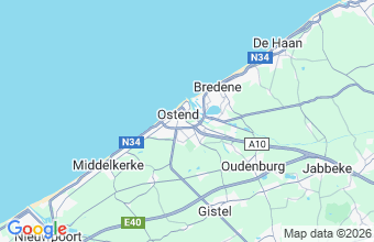 Map of Ostend