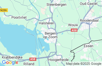 Map of Bergen Op Zoom