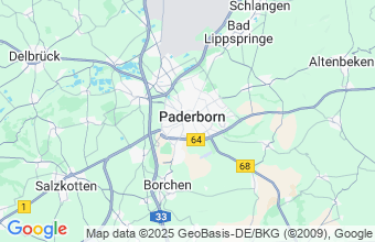 Map of Paderborn