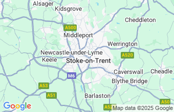 Map of Stoke On Trent