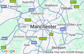 Map of Manchester
