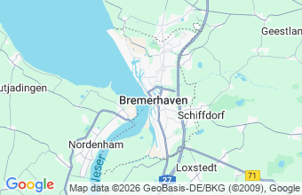 Map of Bremerhaven