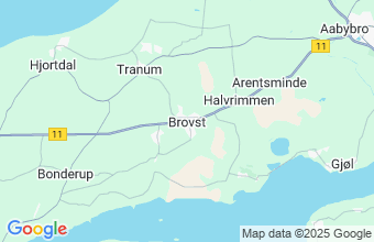 Map of Brovst