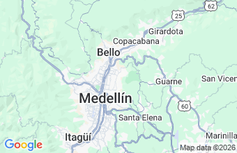 Map of Medellin