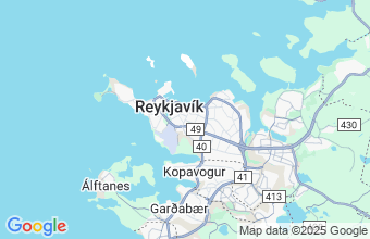 Map of Reykjavík