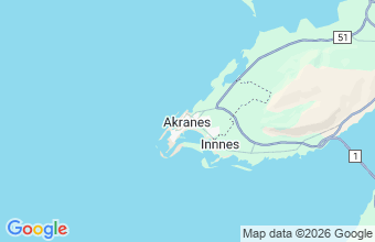 Map of Akranes