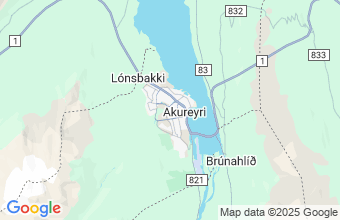 Map of Akureyri