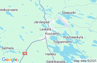 Map of Kuusamo